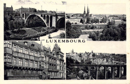 LUXEMBOURG - Multivues De La Ville -  Carte Postale Ancienne - Andere & Zonder Classificatie