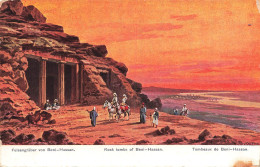 Egypte - Tombeaux De BeniHasssan  - Colorisé - Carte Postale Ancienne - Menia