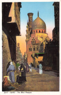 Egypte - Le Caire - Cairo - The Blue Mosque - Animé - Colorisé - Carte Postale Ancienne - El Cairo