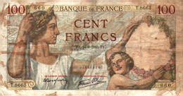 France 100 Francs > Sully > 1940 - 100 F 1939-1942 ''Sully''