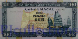 MACAO 100 PATACAS 2003 PICK 78 UNC - Macau