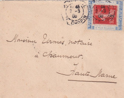 France Type Semeuse Sur Porte-timbre - Enveloppe - TB - 1906-38 Sower - Cameo