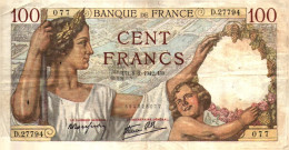 France 100 Francs > Sully > 1942 - 100 F 1939-1942 ''Sully''