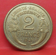 2 Francs Morlon 1941 - SUP - Pièce Monnaie France - Article N°1094 - 2 Francs