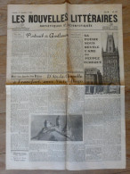 LES NOUVELLES LITTERAIRES 1 OCTOBRE 1938 - GENTLEMAN VICTOR HUGO RHIN HENRI FAUCONNIER JOSEPH PEYRE AYDIE PRAGUE PRAHA - General Issues