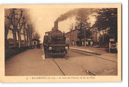 CPA 44 Machecoul La Gare Et Le Train Réseau Etat - Machecoul