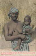 Sénégal - Afrique Occidentale - Dakar - Jeune Nourrice Et Son Fils - Coll. Gautron - Colorisé - Carte Postale Ancienne - Senegal