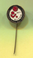 Boxing Box Boxen Pugilato - Bursa Turkey Balkan  Championship 1977. Vintage Pin  Badge  Abzeichen - Boxeo