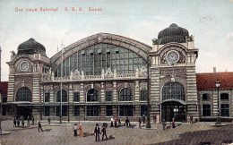 SUISSE - BASEL - Der Neue Banhof SBB -  Carte Postale Ancienne - Basilea