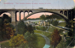 LUXEMBOURG - Pont Adolphe Diamêtre 84 Mètres - Hauteur 44 Mètres - Edit Grand Bazar - Carte Postale Ancienne - Sonstige & Ohne Zuordnung