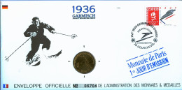 04 - JEUX OLYMPIQUES D'HIVER ALBERTVILLE 92 - 1936 GARMISH PARTENKIRCHEN - Hiver 1936: Garmisch-Partenkirchen
