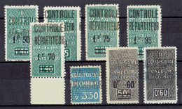 ALGERIE - COLIS POSTAUX - N°31/35 - 40 - 44 - 51 - X TB - Paketmarken