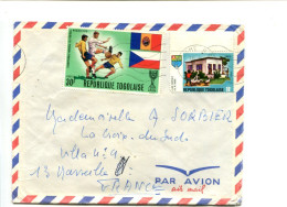 Rép. Togolaise - Affranchissement Sur Lettre - Football Mexico 1970 / Village Coopératif - Togo (1960-...)