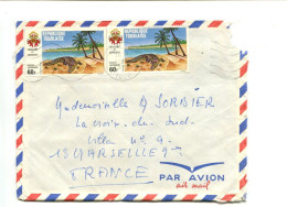 Animaux - Rép. Togolaise - Affranchissement Sur Lettre - Crocodile / Tourisme Et Armoiries - Other & Unclassified