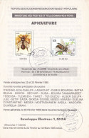 ALGERIA ALGERIE - 1995 APICULTURE BEE BEES ABEILLES - OFFICIAL PHILATELIC BROCHURE NOTICE FOLDER - FDC DOCUMENT - RARE - Abeilles