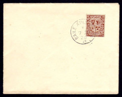 1923 2½d On Small, Neat, Clean Cover With Clear Dublin First Day Circular Cancel, Unaddressed!  Very Rare Thus. - Brieven En Documenten