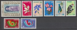 ANDORRE - ANNEE COMPLETE 1973 YVERT N° 226/233 ** MNH - COTE = 51.55 EUR. - - Full Years