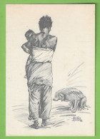 Delcampe - Luanda - Indígena - Ethnic - Ethnique - Costumes - Ilustração - Ilustrador - Illustration - Portugal - Angola - Angola