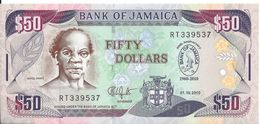 JAMAIQUE - 50 Dollars 2010 - UNC - Giamaica