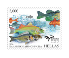 Greece 2016 EUROMED - Fishes Set MNH - Ungebraucht