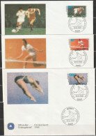 Bund FDC 1988 Nr.1353-1355  Sporthilfe Fußball-Europameisterschaft, Olympische Sommerspiele(d6830)günstige Versandkosten - 1981-1990