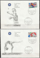 Bund FDC 1989 Nr.1408 -1409 Sporthilfe Tischtennis WM Dortmund ( D6852 ) Günstige Versandkosten - 1981-1990