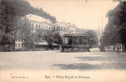 BELGIQUE - SPA - Place Royale Et Kiosque -  Carte Postale Ancienne - Spa