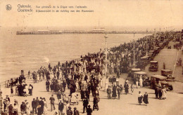 BELGIQUE - Oostende - Vue Générale De La Digue Vers L'estacade -  Carte Postale Ancienne - Oostende