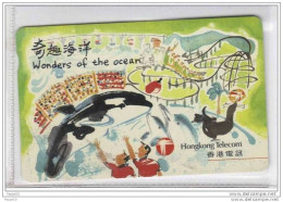 Carta Telefonica Hong Kong - Wonders Of The Ocean - Hong Kong