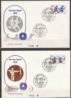 Berlin FDC 1979 Nr.596 - 597 Sporthilfe ( D 6150 ) Günstige Versandkosten - 1971-1980