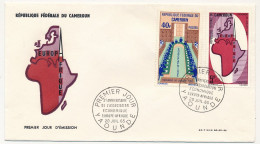 Cameroun => Env FDC => 5F Et 40f 2eme Anniversaire Association économique Europe Afrique - 20 Juillet 1965 - YAOUNDE - Kamerun (1960-...)