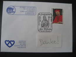 Österreich- St. Nikola/Donau 6.12.2004, Beleg Don Bosco - Lettres & Documents