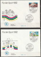 Berlin FDC 1982 Nr.664 - 665 Sporthilfe  ( D 6896 )  Günstige Versandkosten - 1981-1990