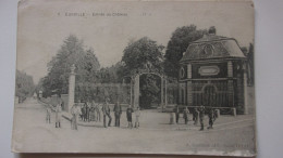 52 EURVILLE ENTREE DU CHATEAU  1918 - Autres & Non Classés