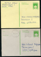 SLOVENIA 1992 5.00 T.  Arms Stationery Card,on Both Papers, Used.   Michel P3a-b - Slovenië