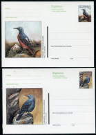 SLOVENIA 1998 Birds. Stationery Cards, Unused.   Michel P53-54 - Slovénie