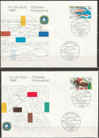 Berlin FDC 1986 MiNr.751 - 752 Sporthilfe ( D 6979 ) Günstige Versandkosten - 1981-1990