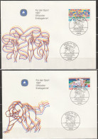 Berlin FDC 1987 Nr.777 - 778 Sporthilfe: Deutsches Turnfest, Judo-WM( D 6973 )günstige Versandkosten - 1981-1990