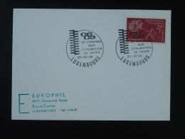 Oblitération Postmark Congrès Sur L'acier Luxembourg 1965 - Máquinas Franqueo (EMA)