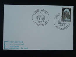 Oblitération Postmark Taj Mahal Semaine Indienne Week Of India Luxembourg 1966 (ex 2) - Frankeermachines (EMA)