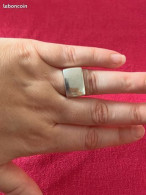 Bague Ou Chevalière En Argent Massif Taille :54 - Anelli