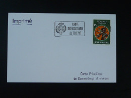 Année Internationale De L'enfant Year Of Child Flamme Sur Lettre Postmark On Cover Luxembourg 1979 - Machines à Affranchir (EMA)