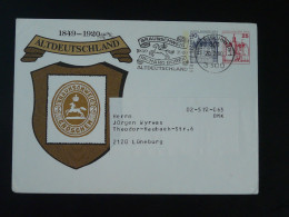 Entier Postal Stationery Cheval Horse Altdeutschland Braunschweig 1980 - Enveloppes Privées - Oblitérées