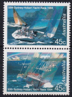 MiNr. 1439 - 1440 Australien (Commonwealth) 1994, 31. Okt. 50. Internationale Segelregatta Sydney–H- Postfrisch/**/MNH - Mint Stamps
