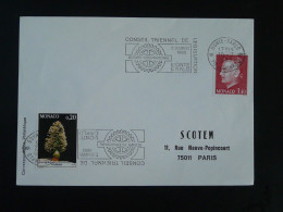 Lettre Cover Flamme Rotary International Monaco 1983 - Macchine Per Obliterare (EMA)