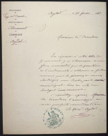 DOCUMENT PUY DE DOME / AYDAT 1910 INDEMNITE AU FACTEUR RECEVEUR - Manuscrits