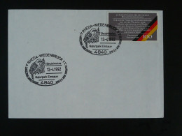 Oiseau Bird Oblitération Sur Lettre Postmark On Cover Rheda Allemagne Germany 1992 - Oblitérations & Flammes