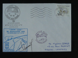 Lettre Cover Expedition Chamalières Arctic Club Groenland Greenland 1995 - Storia Postale