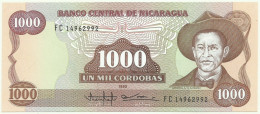 Nicaragua - 1000 Cordobas - 1985 ( 1988 ) - P 156.b - Unc. - Serie FC - 1 000 - Nicaragua
