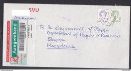 HOLLAND R-COVER / REPUBLIC OF MACEDONIA  (006) - Brieven En Documenten